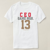 GAME MANAGER CEO T-SHIRT (Design voorkant)