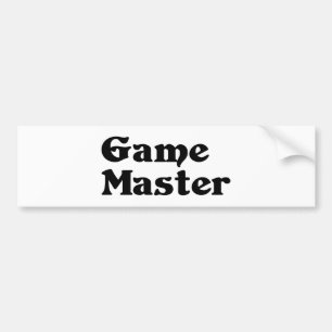 Game Master Bumpersticker