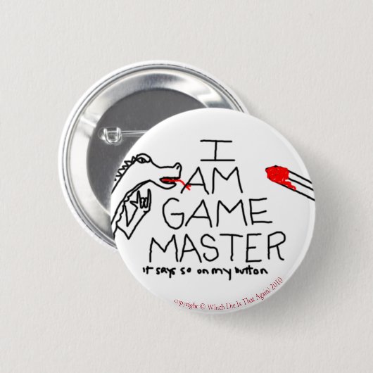 Game Master Button (Voorkant /achterkant)