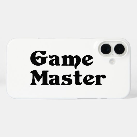 Game Master Case-Mate iPhone Case (Achterkant (horizontaal))