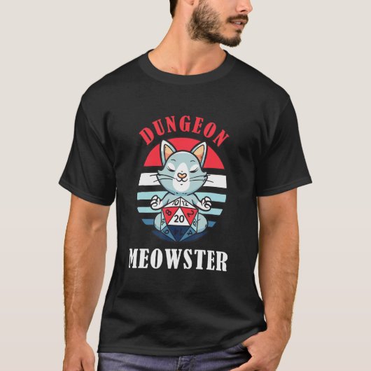 Game Master Dungeon Fantasy Role Play T-shirt (Voorkant)