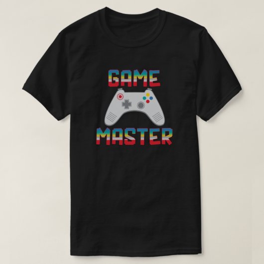 Game Master Gamer Papa Vaderdag Mannen T-shirt (Design voorkant)