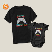 Game Master Gamer Papa Vaderdag Mannen T-shirt