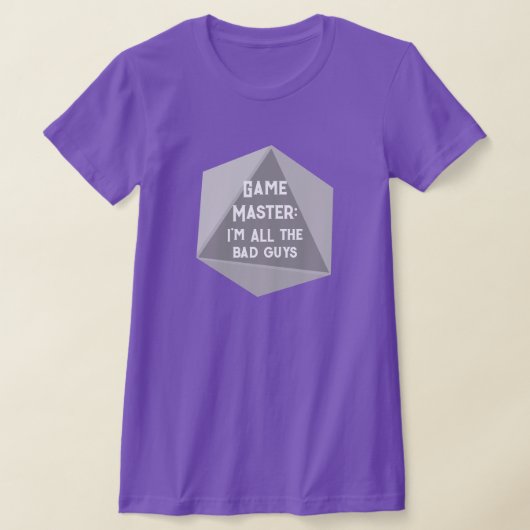 Game Master Ik ben de slechteriken T-shirt (Laagn)