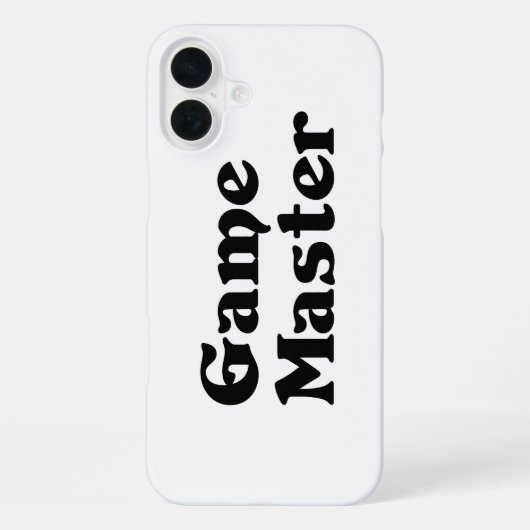 Game Master iPhone Hoesje (Achterkant)