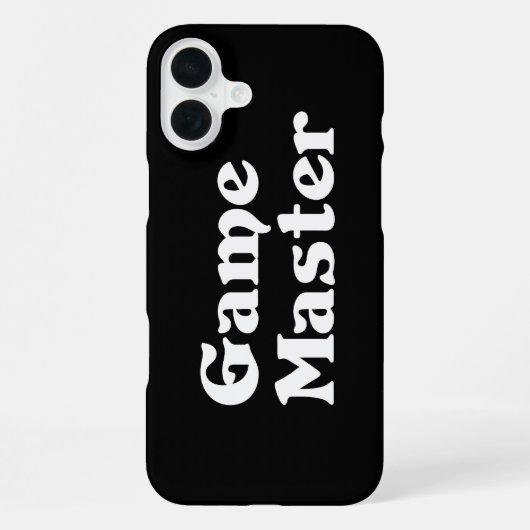 Game Master iPhone Hoesje (Achterkant)