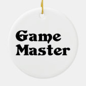 Game Master Keramisch Ornament (Achterkant)
