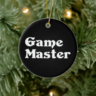 Game Master Keramisch Ornament