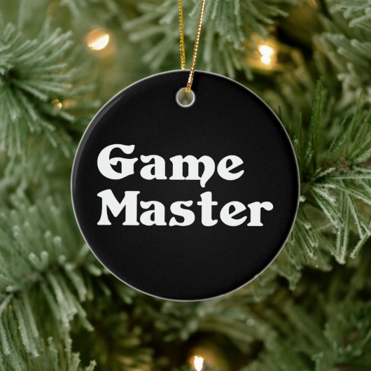 Game Master Keramisch Ornament (Boom)