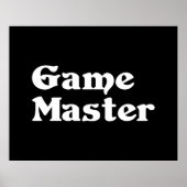 Game Master Poster (Voorkant)