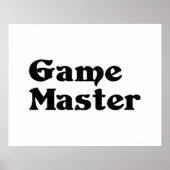 Game Master Poster (Voorkant)