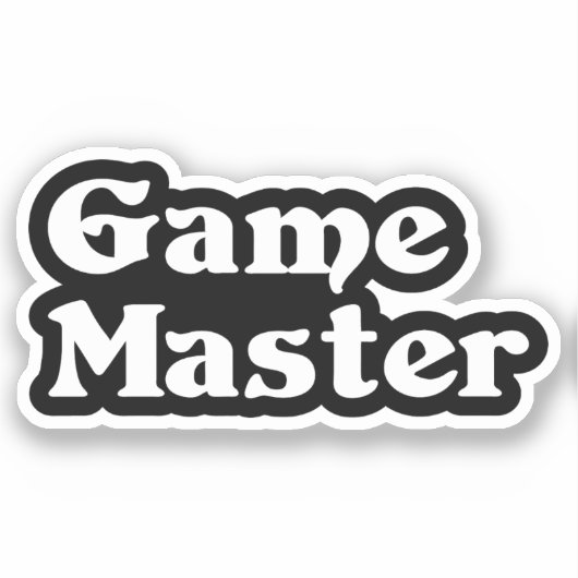 Game Master Sticker (Voorkant)