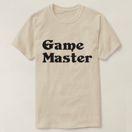 Game Master T-shirt (Design voorkant)