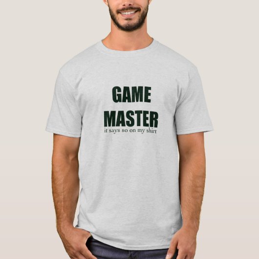 GAME MASTER T T-SHIRT (Voorkant)