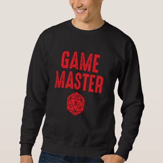 Game Master Tabletop Rpg D20-gamer Trui (Voorkant)