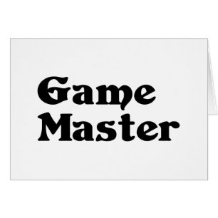 Game Master Wenskaarten
