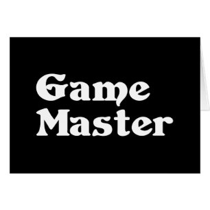 Game Master Wenskaarten