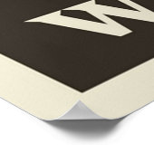 Game minimalist reisstijl Wingspaneel Poster (Hoek)