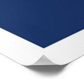 Game-minimalistische reiswieg met wielslipstok poster (Hoek)