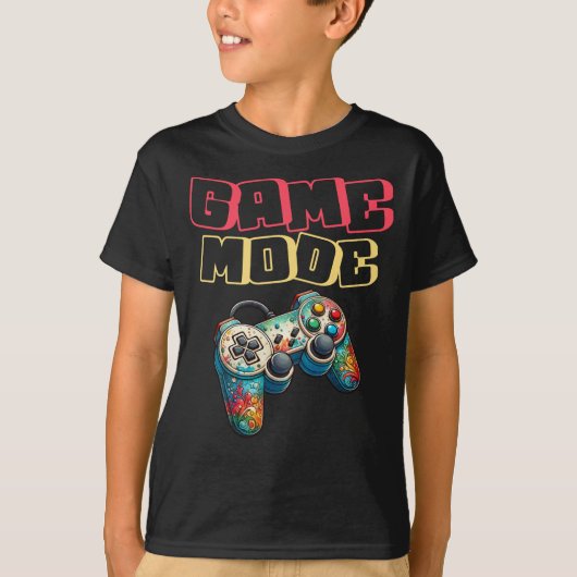 Game Mode Kids Jongen  T-shirt (Voorkant)
