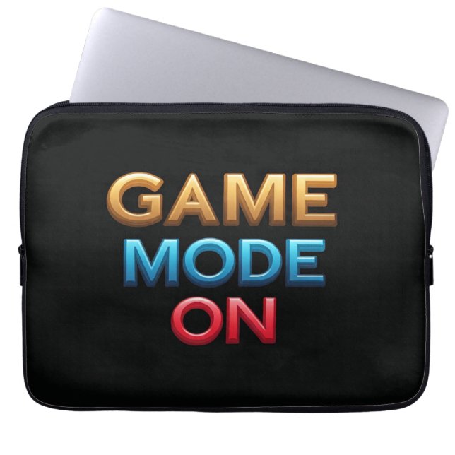 Game Mode On Laptop Sleeve (Voorkant)