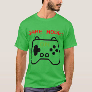 Game Modus Aan Grappig Gamer Ontwerp grappig T-shirt