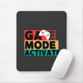 Game Modus Geactiveerde Gamer Controller Kunst Muismat (Met muis)