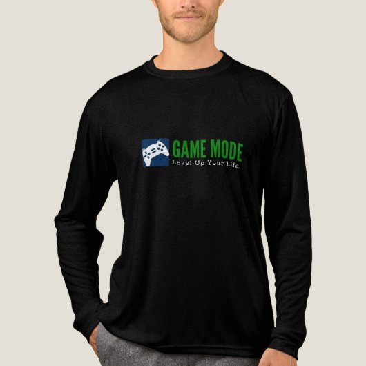 Game Modus Tri-Blend Shirt (Voorkant volledig)