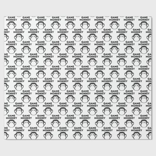 Game Monkey Cadeaupapier (Vlak)