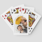 Game Nacht Familie Foto Pokerkaarten (Achterkant)