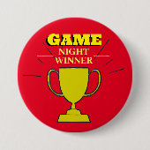 Game Nachtwinnaar pin badge games prijs trofee Ronde Button 7,6 Cm (Voorkant)