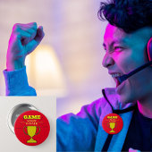 Game Nachtwinnaar pin badge games prijs trofee Ronde Button 7,6 Cm