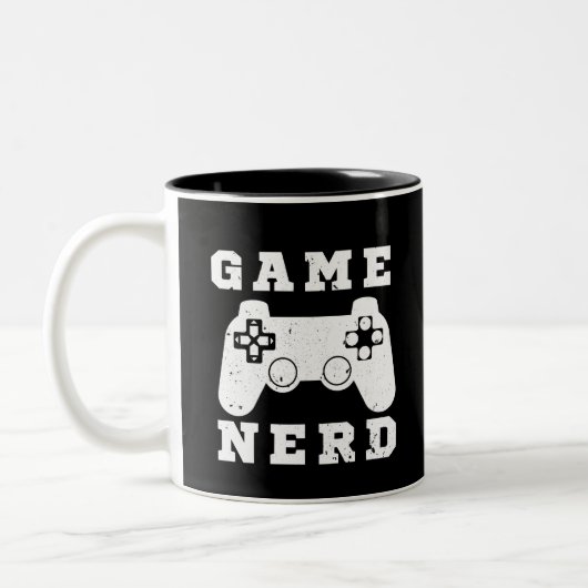 Game Nerd Tweekleurige Koffiemok (Links)