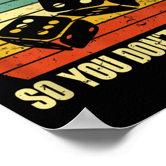 Game Night Adults Funny Board Games I Read The Rul Poster (Hoek)