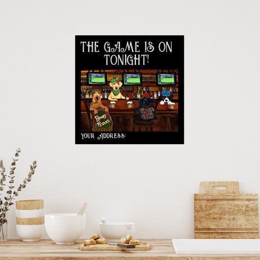 GAME NIGHT - AIREDALE & FRIENDS Poster (Keuken)