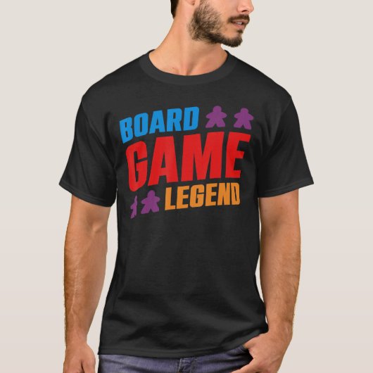 Game Night Board Game Legend T-shirt (Voorkant)