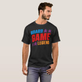 Game Night Board Game Legend T-shirt (Voorkant volledig)