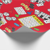 Game Night, Board Games en Word Puzzles Cadeaupapier (Hoek)