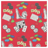 Game Night, Board Games en Word Puzzles Stof (Close Up)