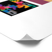 Game Night Board-Poster voor gamealfabet Poster (Hoek)