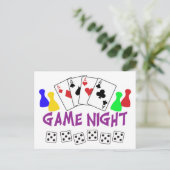 Game Night Briefkaart (Staand voorkant)