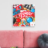 Game Night Canvas Afdruk (Insitu (Woonkamer))