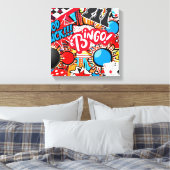 Game Night Canvas Afdruk (Insitu (Slaapkamer))