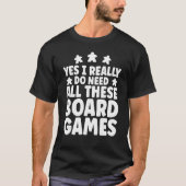 Game Night Funny, ik heb echt al deze raad nodig T-shirt (Voorkant)