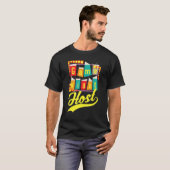 Game Night Host Family Board Game Trivia Night T-shirt (Voorkant volledig)