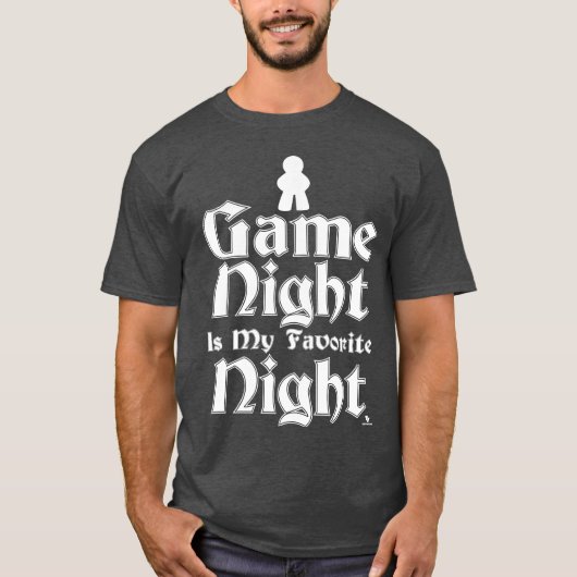 Game Night is mijn favoriete leuze T-shirt (Voorkant)