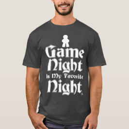 Game Night is Mijn Favoriete Plezier Slogan T-shirt