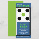 Game Night. Kaart (Voorkant / Achterkant)