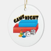 Game Night Keramisch Ornament (Links)