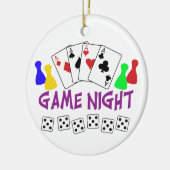 Game Night Keramisch Ornament (Links)